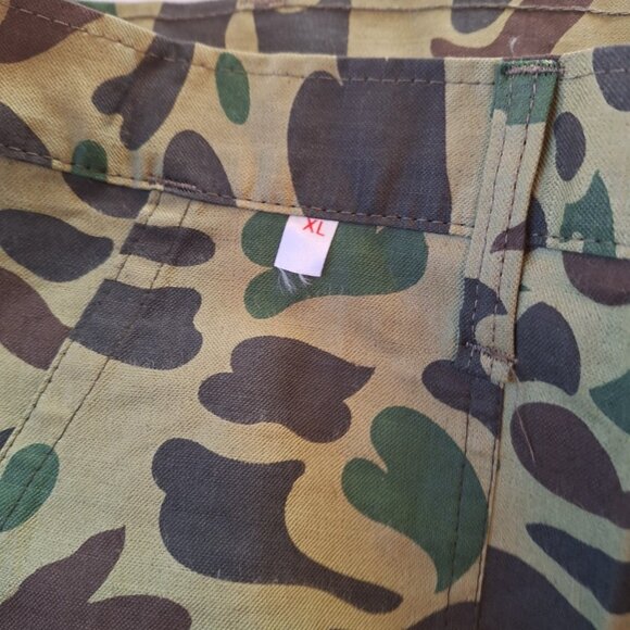 Vintage Seaway Green Camo Shirt&Pant Set Men’s XLarge Hunting Gear New Old Stock - Picture 10 of 13